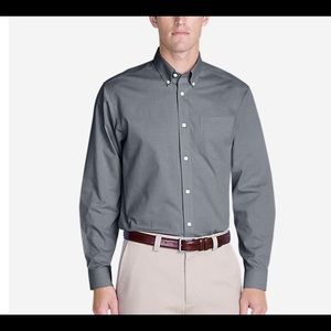 Eddie Bauer Men’s Grey Dress Shirt